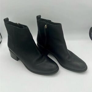 Cole Haan Black Leather Ankle Booties
